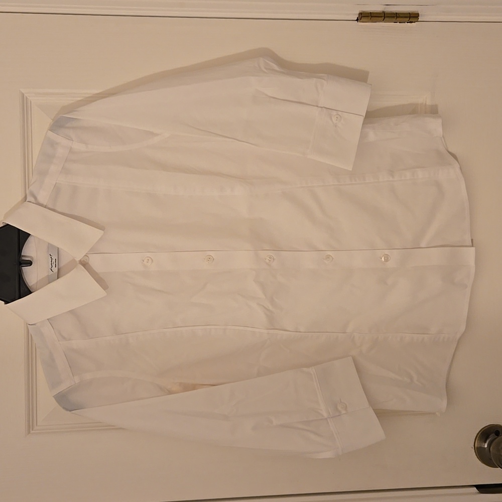 Foxcroft White Dress Shirt for Women